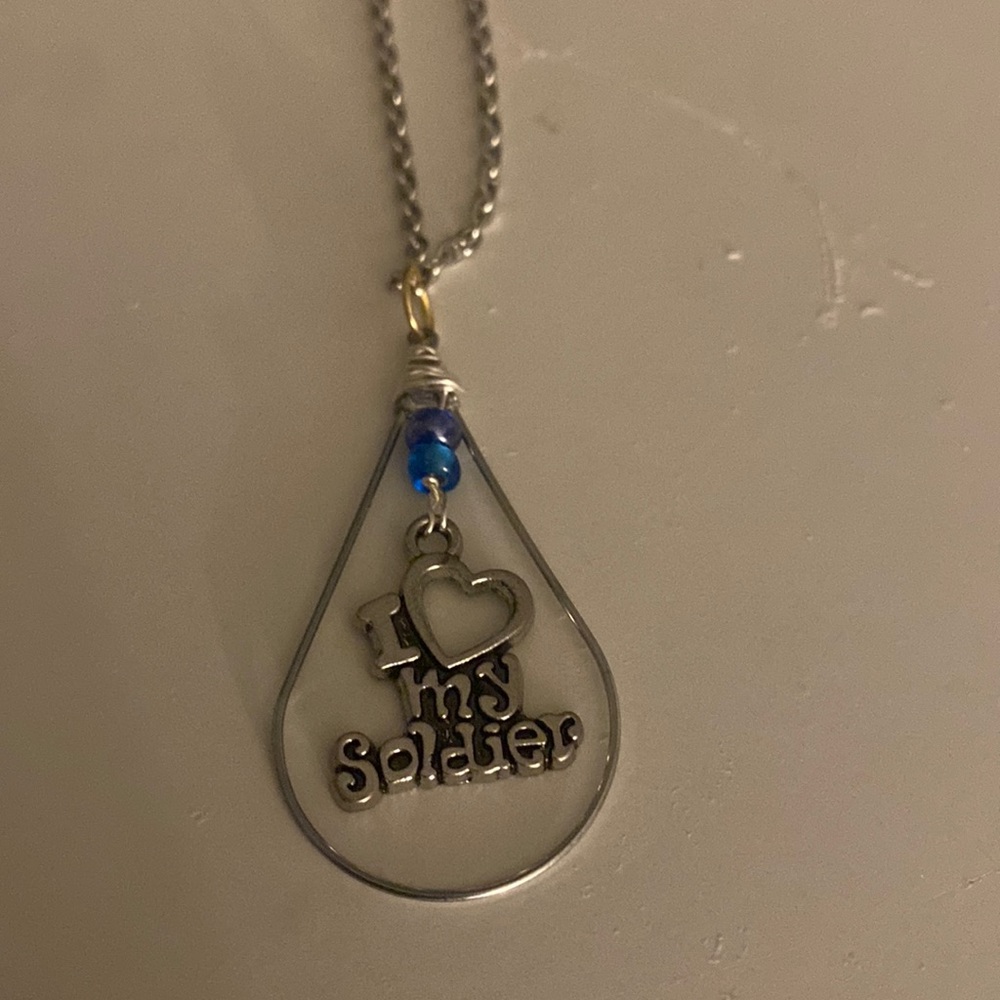 I Love My Soldier Necklace